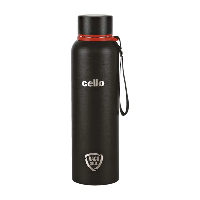 cello Hydro Pro Stainless|Screw Cap Lid |Double Walled Insulation|Leakproof 790 ml Stainless Steel Flask at ₹349