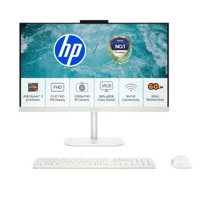 HP OmniStudio All-in-One PC, AMD Ryzen 3 (8GB/512GB SSD) at ₹54,449
