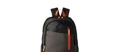 Gear 20 Cms Grey And Orange Casual Standard Backpack at ₹289