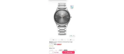 Fastrack Watch at ₹957