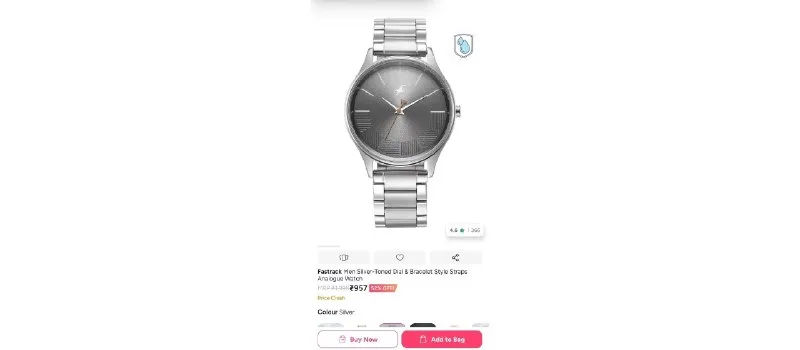 Fastrack Watch at ₹957