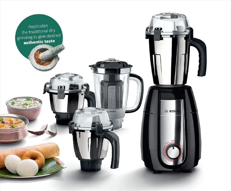 Bosch Pro 1000W Mixer Grinder MGM8842MIN - Black at ₹5,580