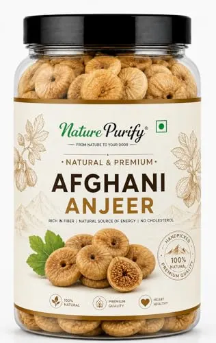 Nature Purify Premium Afghani Anjeer 1KG | Dried Figs | Natu at ₹470