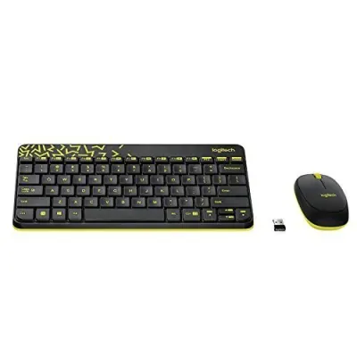 Logitech MK240 Nano Wireless USB Keyboard and Mouse Set, 12 Function Keys 2.4GHz Wireless, 1000DPI, Spill-Resistant Design, PC/Mac, Black/Ch at ₹1,270