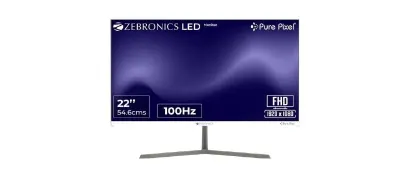 Zebronics Full HD LED Monitor, 21.5 Anti at ₹4,699