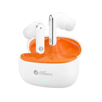 JUST CORSECA JC Silver True Wireless Earbuds | Bluetooth 5.4 at ₹336