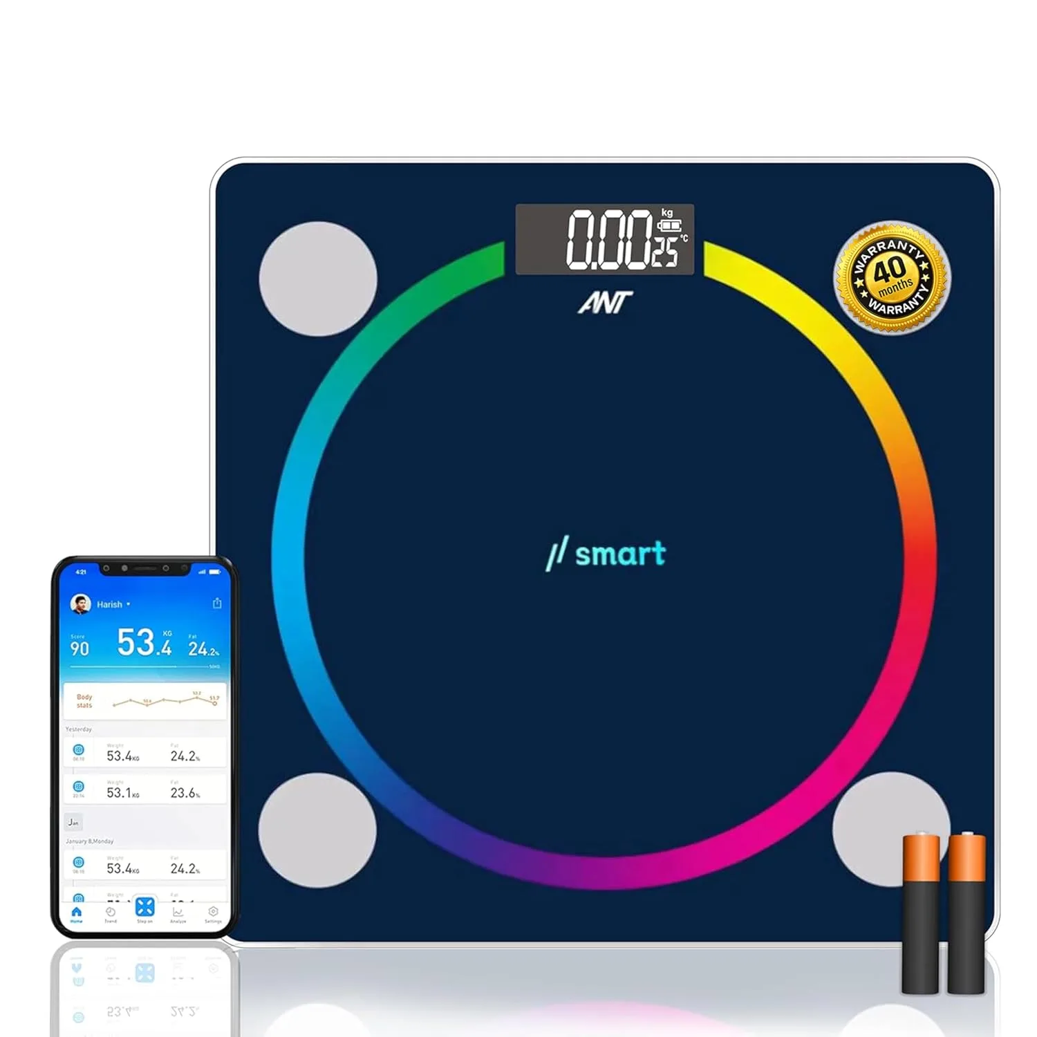 Smart Scale Bioelectrical Digital Body Weight Machine at ₹379