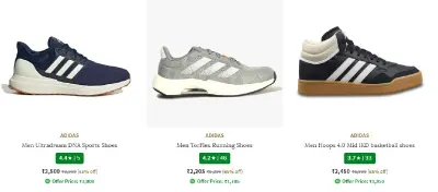 Upto 80% Off On Adidas Shoes
