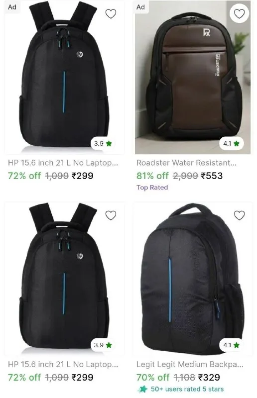 Backpacks Loot - 299