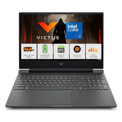 HP Victus, Intel Core 5 210h, 4GB RTX 3050 AFHD at ₹85,740