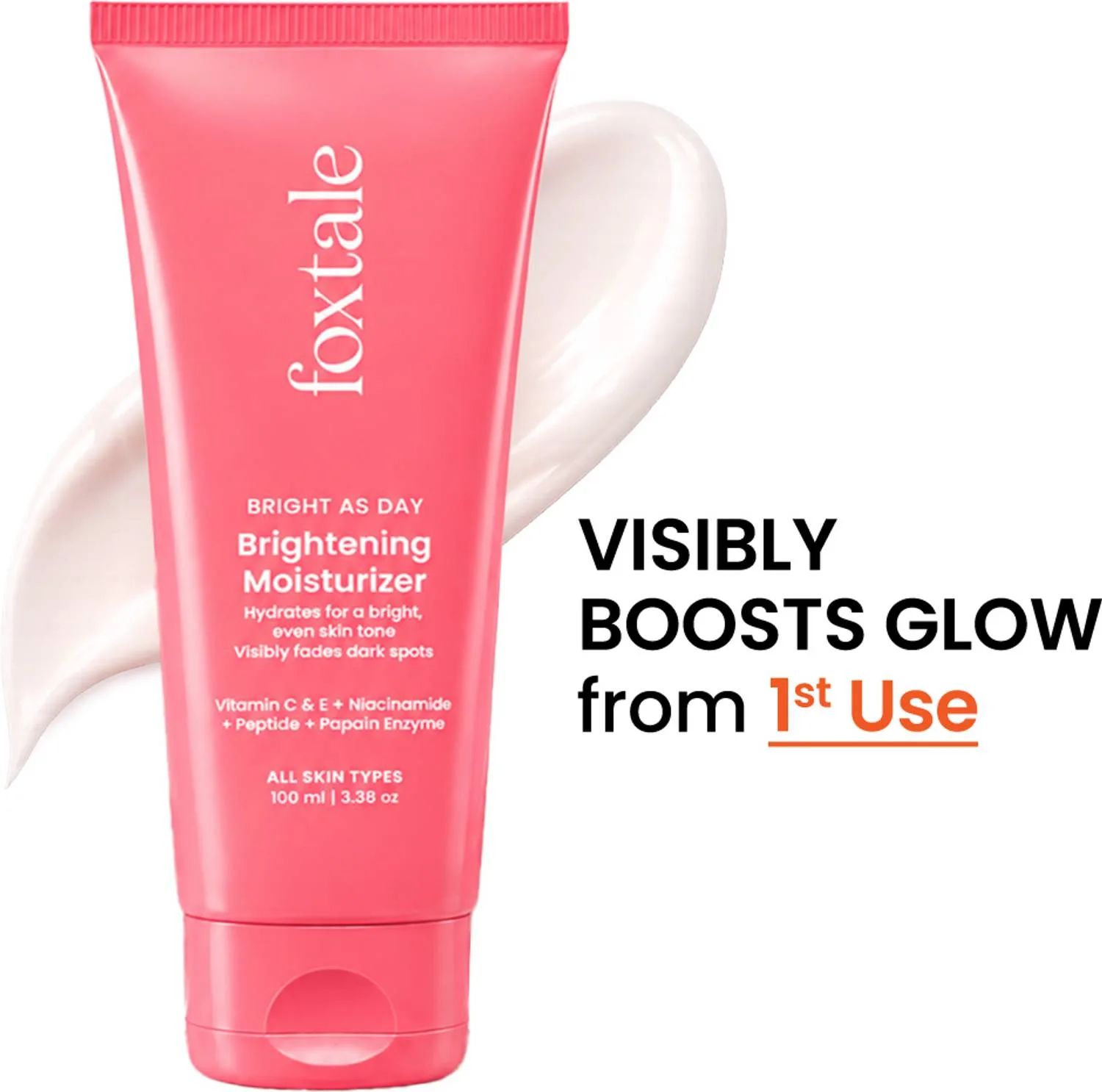Foxtale Brightening moisturizer 100 ml at ₹350