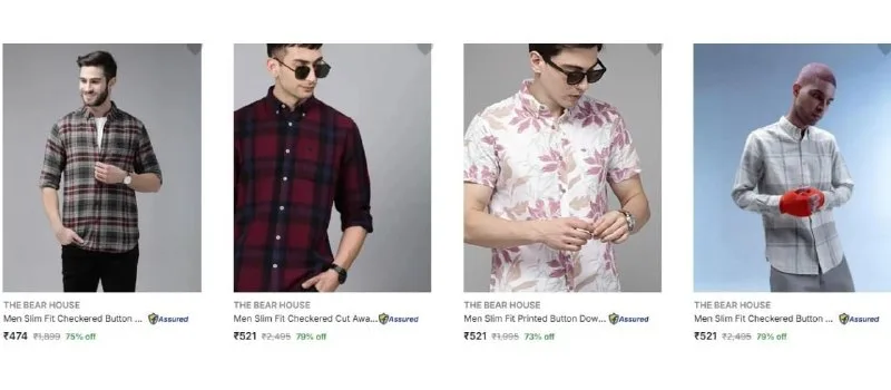 HOURLY DEAL THE BEAR HOUSE SHIRTS UNDER 599