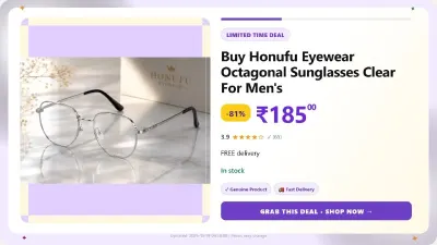 Octagonal Sunglasses at ₹185