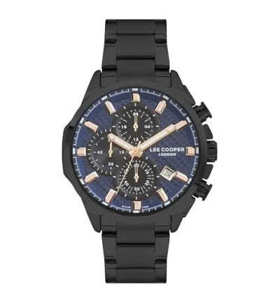 Lee Cooper Chronograph Blue Round Dial Men's Watch - LC07254.690 at ₹3,499