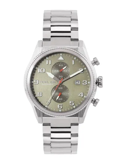 Michael Kors Men Panorama Bracelet Style Straps Analogue Chronograph Watch at ₹8,278