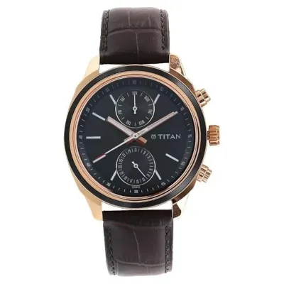 Titan Workwear Quartz Multifunction Watch for Men at ₹3,538