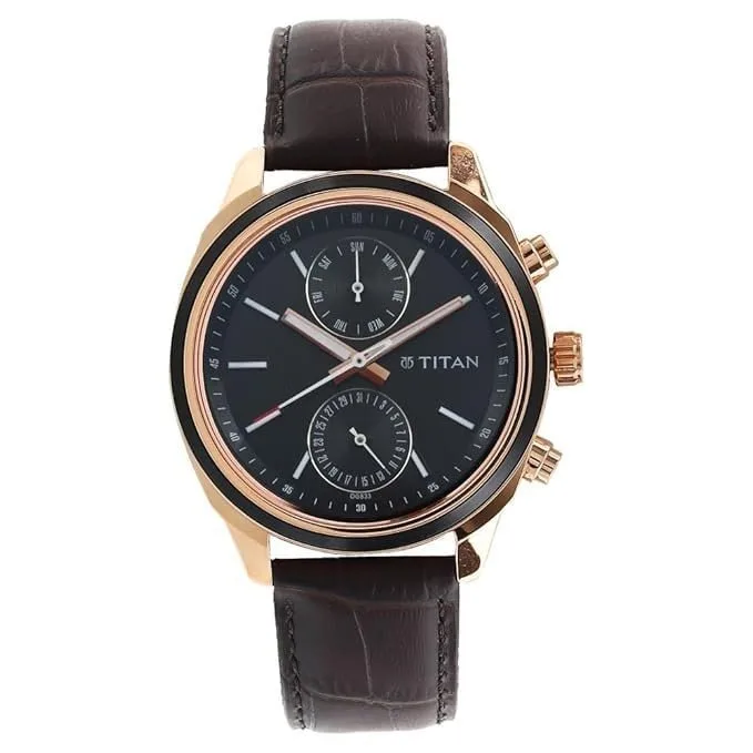 Titan Workwear Quartz Multifunction Watch for Men at ₹3,538
