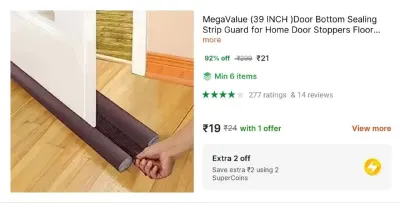 Door Stopper at ₹21
