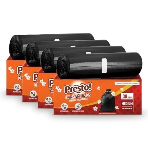 Amazon Brand - Presto! Premium Perfume Garbage Bags on Roll at ₹269