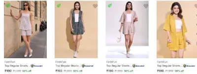 Fashfun Women Co-ords from ₹190