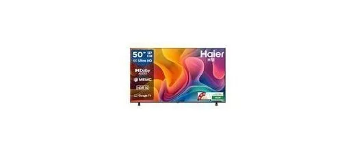 Haier H5E Series 127cm (50) 4K Ultra HD Smart LED Google TV 50H5E at ₹32,040