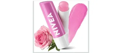 NIVEA Soft Rose Shine Lip Balm (4.8g) at ₹132