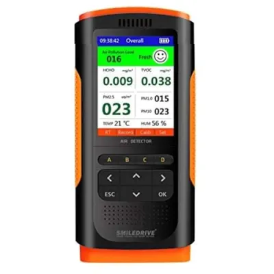 SMILEDRIVE Portable Air Quality Pollution Monitor Meter with at ₹4,748
