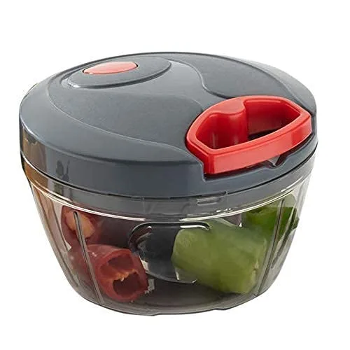 SORATH 3 Blade Maual Chopper Mini Handy and Compact Chopper for Effortlessly Chopping Vegetables and Fruits for Your Kitchen at ₹65
