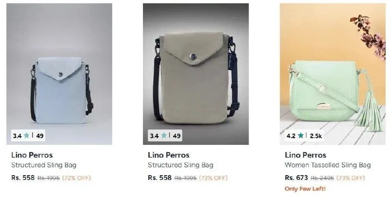 Min 70% off : Lino Perros Handbags