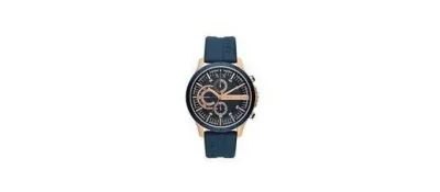 Armani Exchange Silicone Hampton Analog Blue Dial Men Watch at ₹10,392