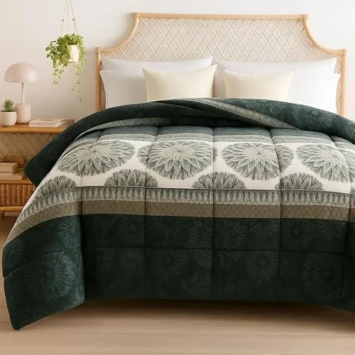 BSB HOME 3 Layered Heavy Winter Quilt | Rajai 600 GSM Thick at ₹1,639