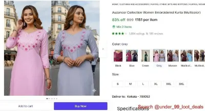 Women Printed Kurta at ₹151