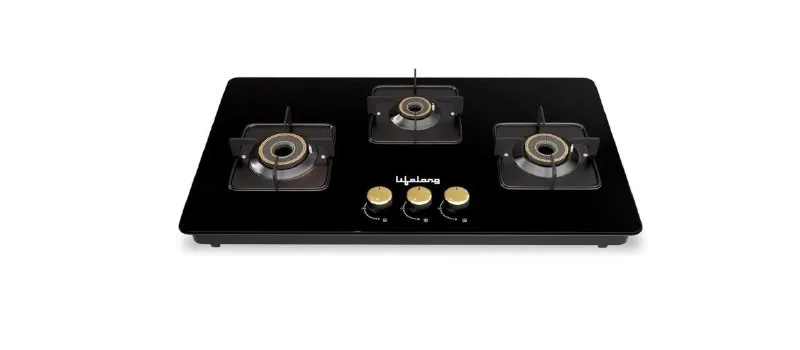 Lifelong 3 Burner Hob Top Battery Operated at ₹5,699