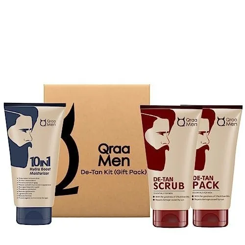 QRAA De-Tan Kit (Value Pack), 320 g (Pack of 3) at ₹223