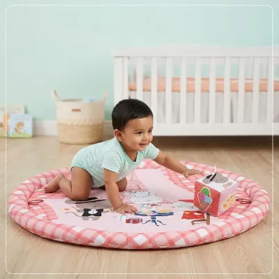 Tidy Sleep Baby Play Mat | Activity Play Mat with 1 Dice Cube Toys at ₹1,389