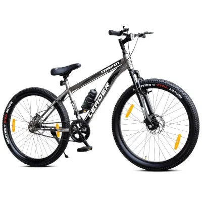Leader TORFIN 26T City/Hybrid Cycle for Boys/Men with Dual Disc Brake and Front Suspension at ₹3,946