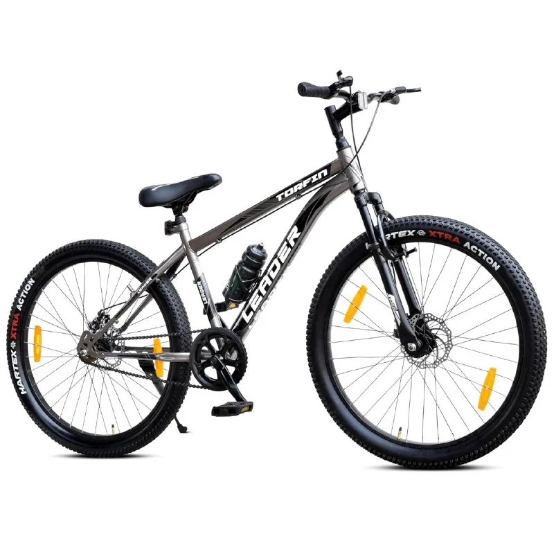Leader TORFIN 26T City/Hybrid Cycle for Boys/Men with Dual Disc Brake and Front Suspension at ₹3,946