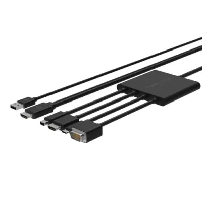 Belkin Multiport Adapter, HDMI Digital AV Adapter – Mini DisplayPort, USB-C, HDMI, VGA to HDMI Adapter, Supports 4K UHD and Audio at ₹2,455