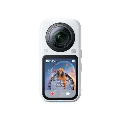 Insta360 X6-8K 360 Camera with 1/1.1'' Sensors | Action Camera, Dual Custom Square 1/1.1" Sensors, Triple AI Chip, Replaceable Lens 2.0, 140 at ₹75,36