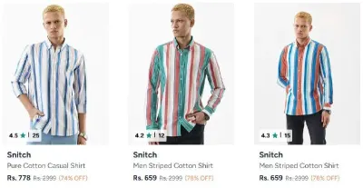Snitch Men's Clothing - Up to 78% OFF