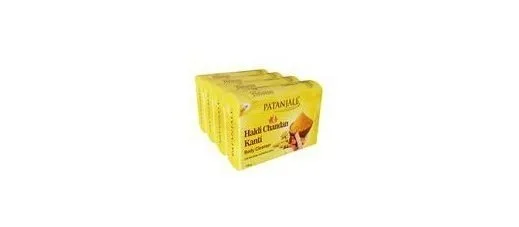 Patanjali Haldi Chandan Soap (150g, Pack of 4) at ₹99