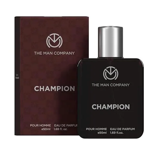 The Man Company Champion Perfume for Men - 50ml | Premium Long-Lasting Fragrance | EDP for Men (Eau De Parfum) | Valentine gift Set for Boyf at ₹264