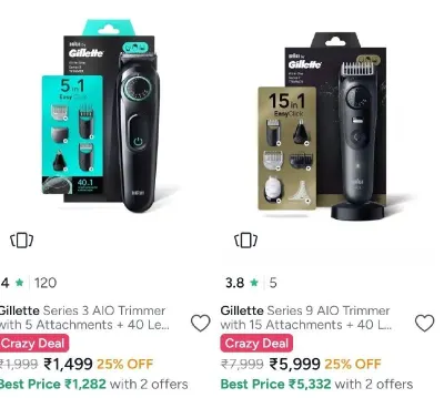 PERSONAL CARE DEALS LIVE ON MYNTRA!
