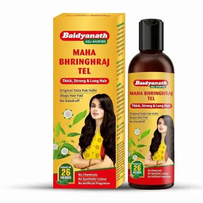 Baidyanath Mahabhringraj Tel,Ayurvedic Hair Oil,200 ml at ₹169