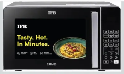 IFB 24L Solo Microwave Oven with 69 Auto Cook Menus (24PM2S, Silver, Mug Recipes, Steam Clean at ₹8,490