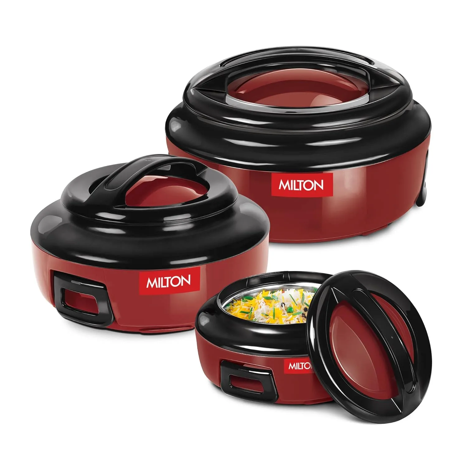Milton Ernesto Jr Casserole Set Of 3 at ₹639