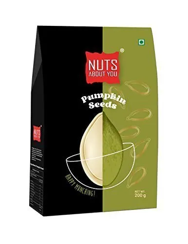 Nuts About You PUMPKIN Seeds, 200 g | Raw | Premium | 100% Natural | Diet Food at ₹143