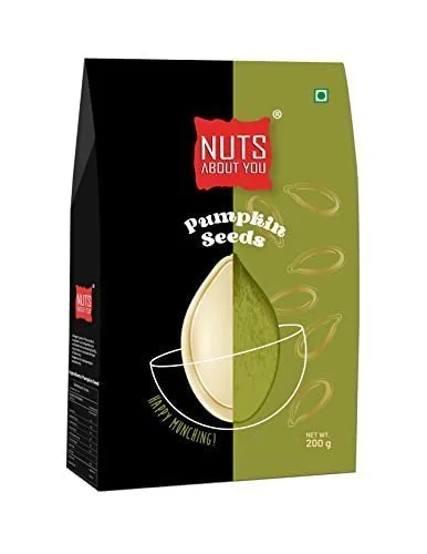 Nuts About You PUMPKIN Seeds, 200 g | Raw | Premium | 100% Natural | Diet Food at ₹143