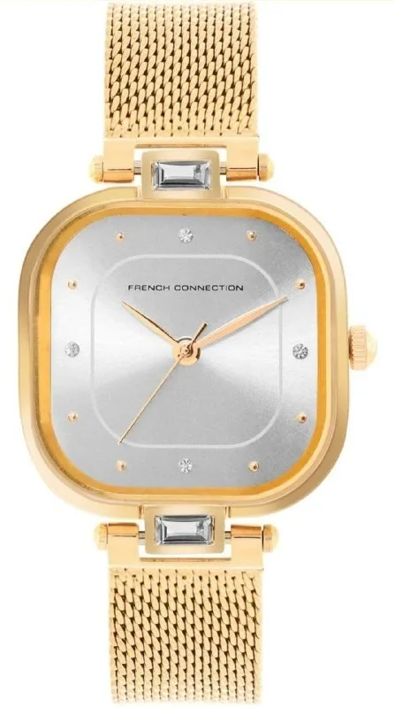 French Connection Sunray Silver Dial Analog Watch at ₹1,189