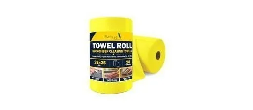 Story 20 X All Purpose Microfiber Reusable Cleaning Cloth Towel Yellow at ₹215